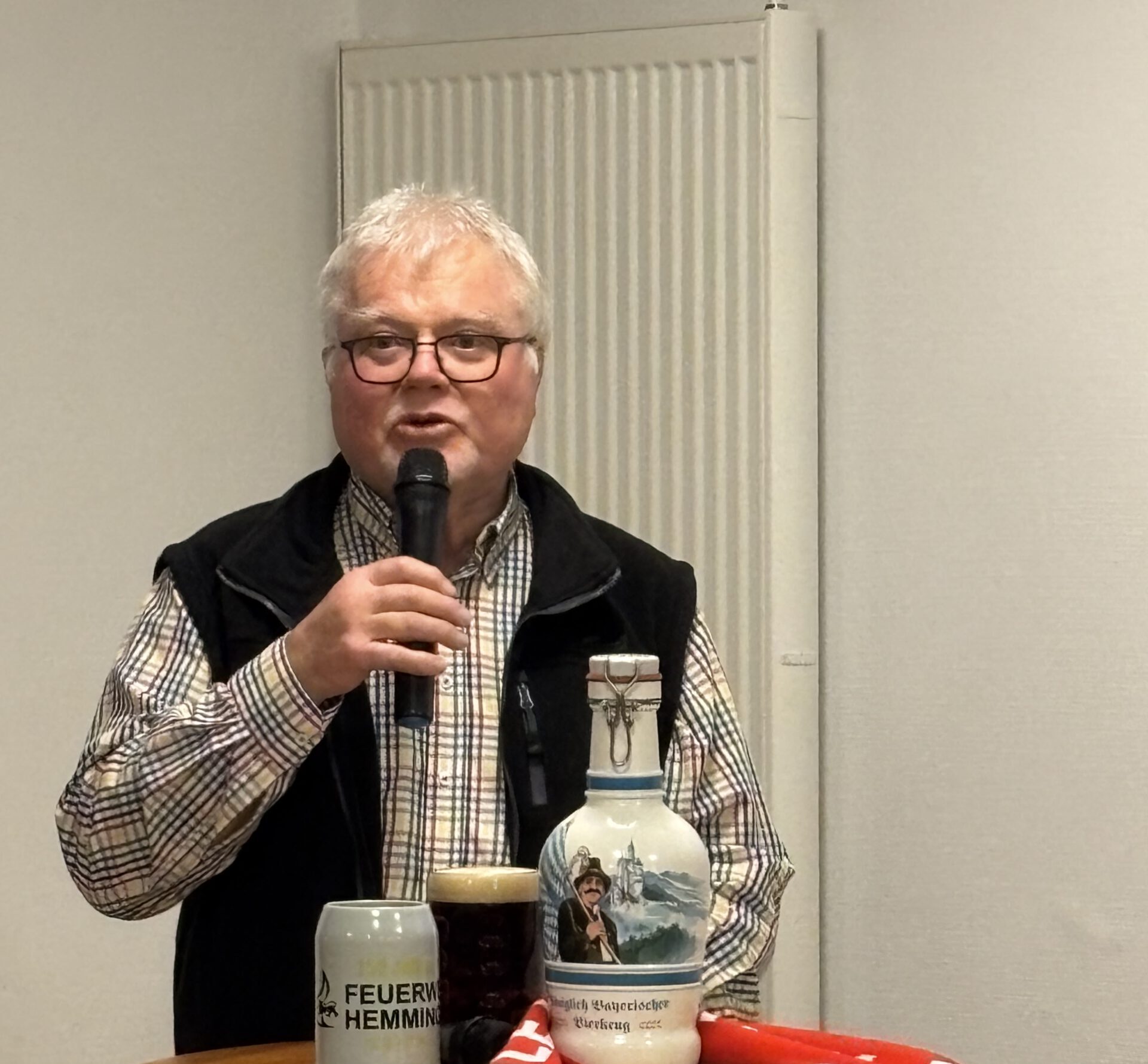 Wolfgang Stehmer auf dem Essigberg