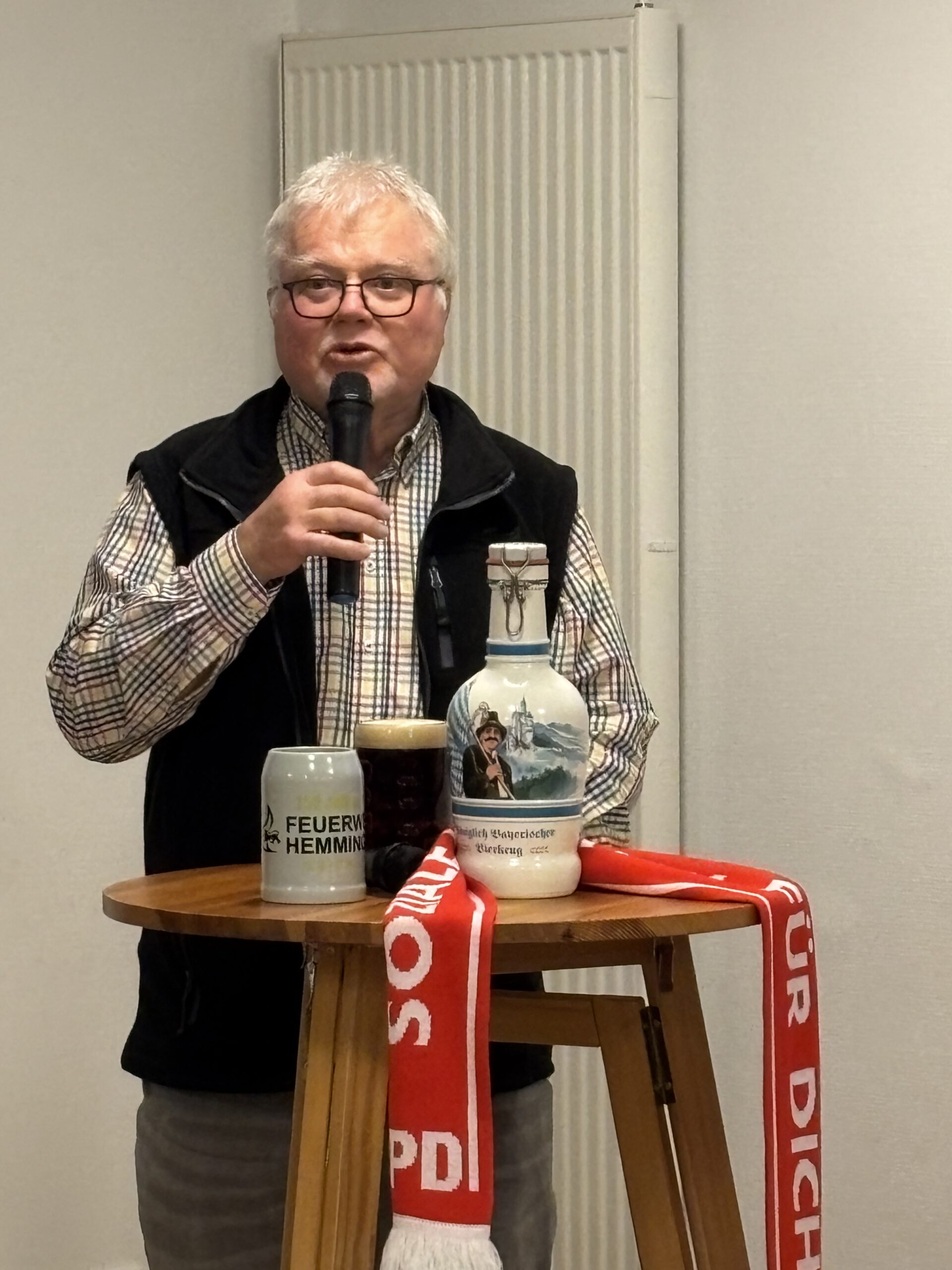 Wolfgang Stehmer auf dem Essigberg